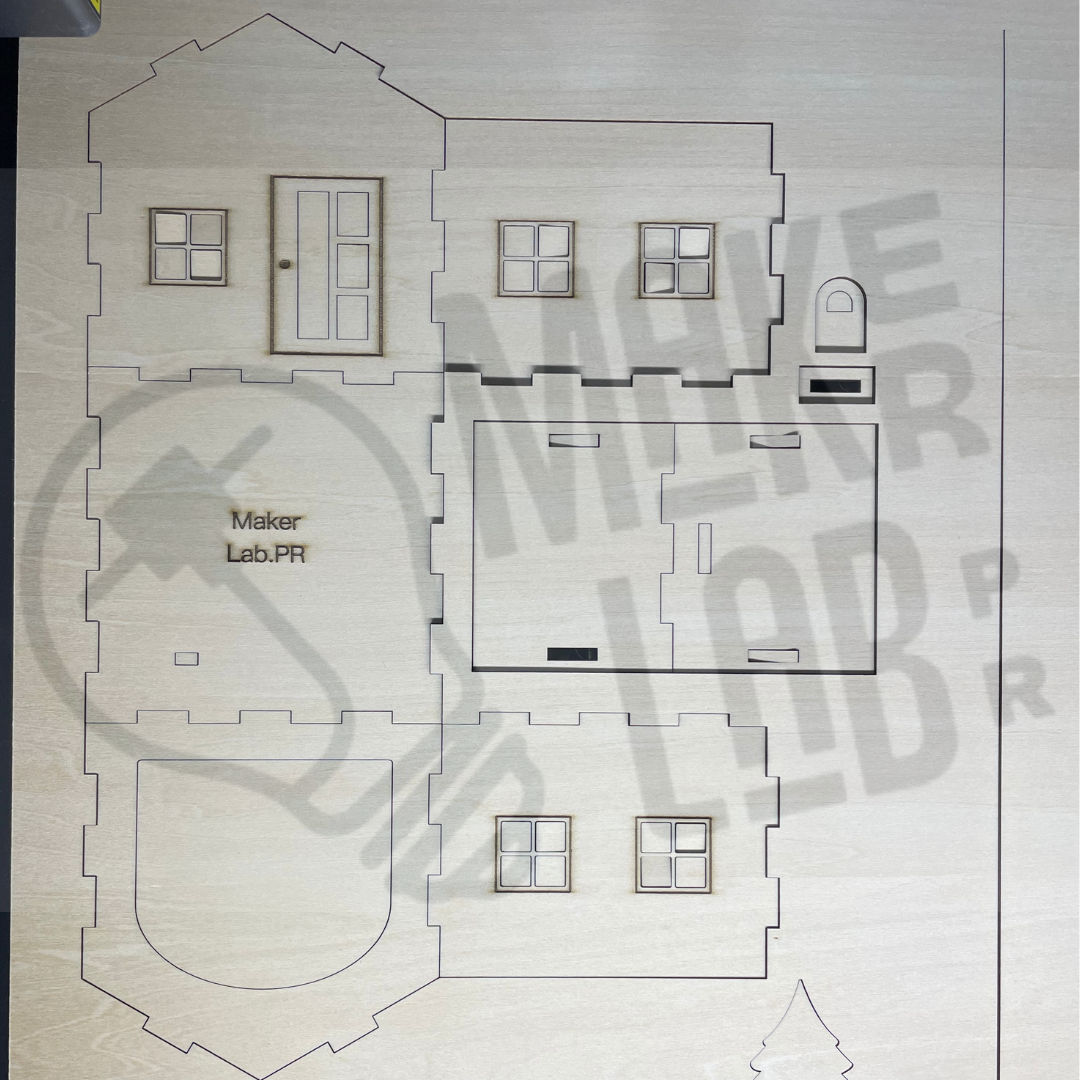 DIY Christmas House Ornament