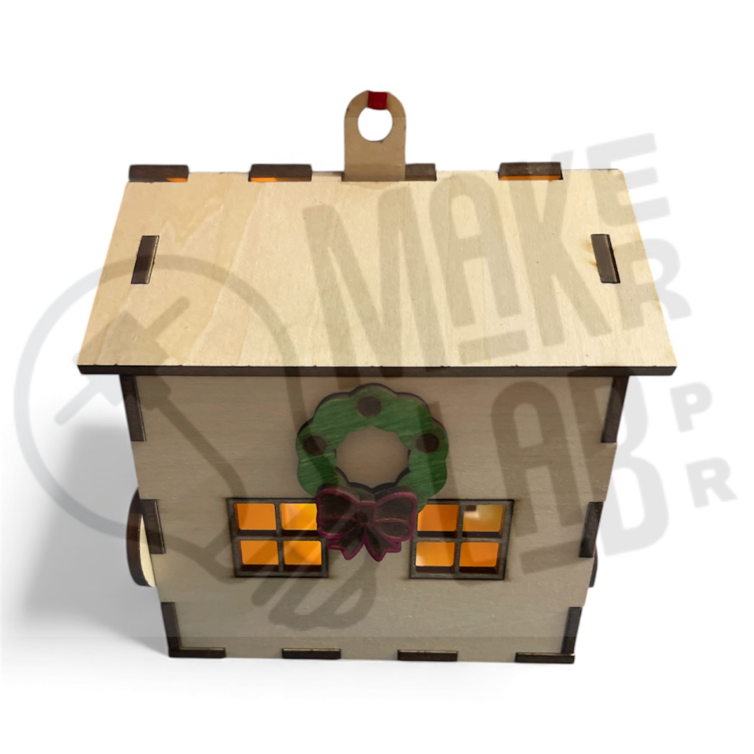 DIY Christmas House Ornament